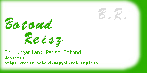 botond reisz business card